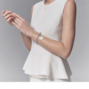 Tiffany’s heart tag charm bracelet